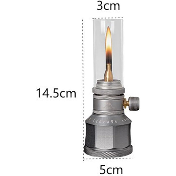 Портативний газовий ліхтар, кемпінгові свічки з порожнім паливним балоном для кемпінгу, походів, риболовлі (газовий ліхтар з баком), 23818L7KL4EX444VEB8R8