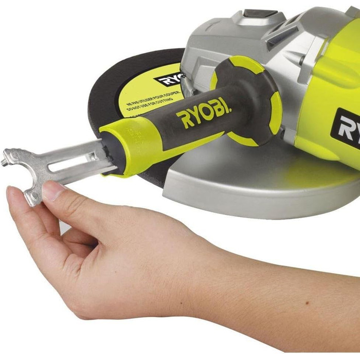 Кутова шліфувальна машина Ryobi EAG2000RS, зелена, 2000 Вт