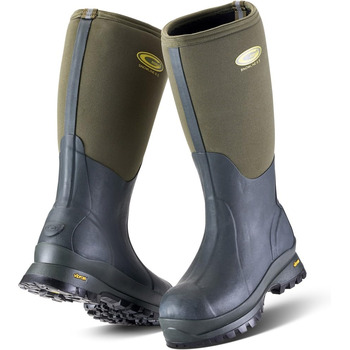 Гумові чоботи Grubs Snowline Wellies зеленого кольору, розмір 39/40
