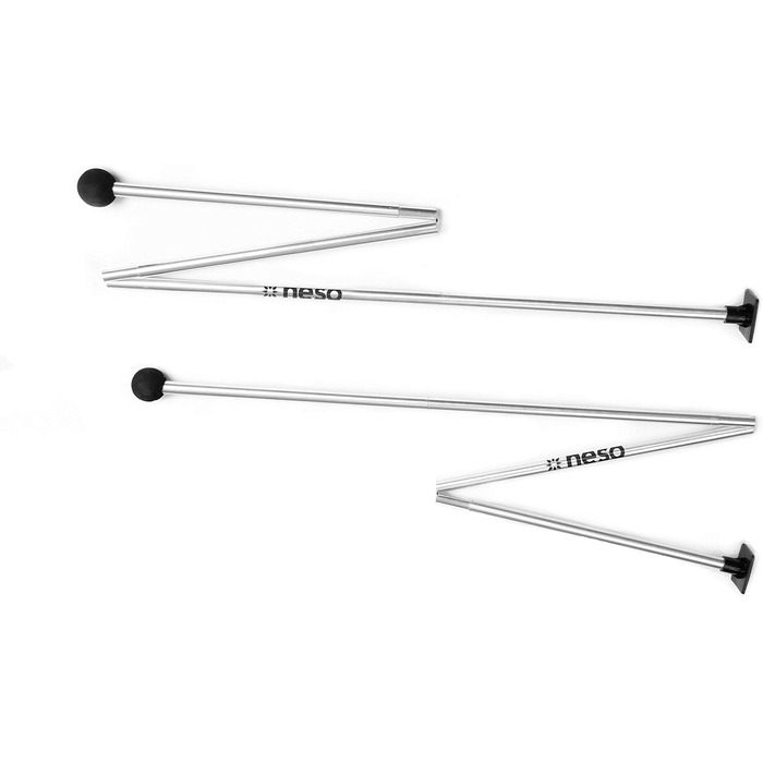 Пляжний намет Neso з піщаним якорем, портативний сонцезахисний навіс, 2,1 x 2,1 м, запатентовані посилені кути (кольори веселки), лавандовий