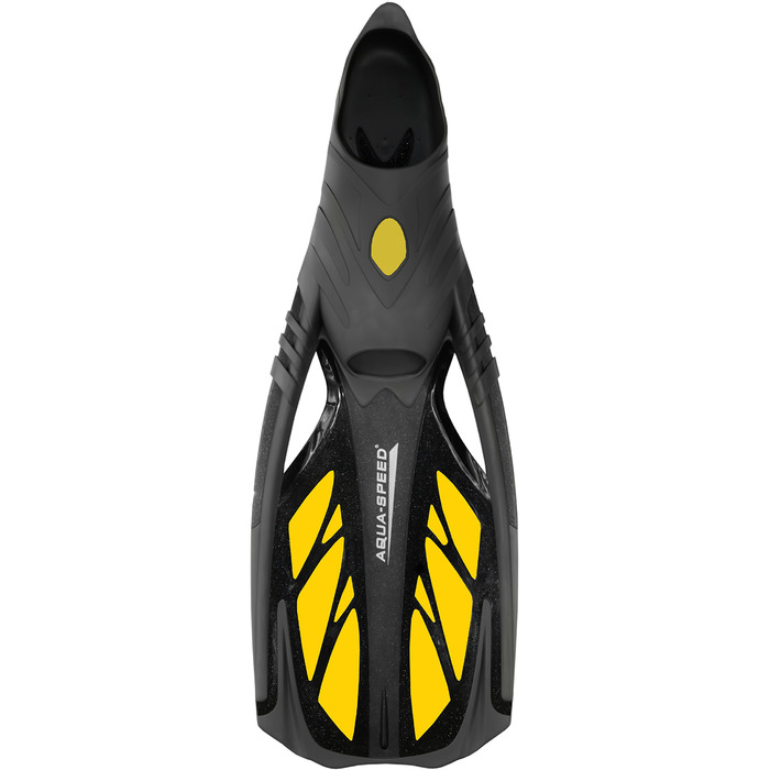 Ласти для сноркелінгу Aqua Speed довгі для дорослих Ласти для дайвінгу для чоловіків та жінок Ласти для сноркелінгу Ласти для дайвінгу Ласти для плавання Ласти для плавання Ласти для басейну INOX Розмір 42/43 Сірий/Жовтий
