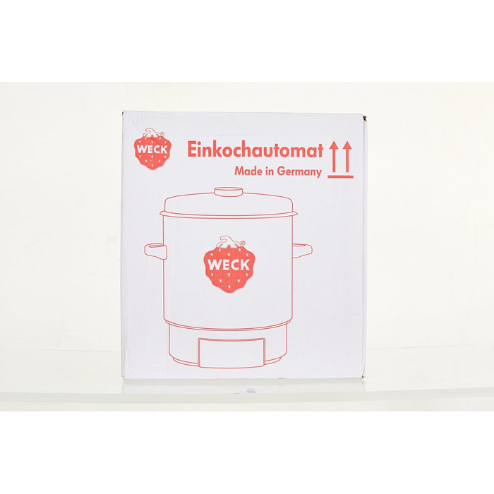 Машина для консервування WECK WAT 15 (емальована каструля для консервації, диспенсер для гарячої води, глінтвейн, з термостатом, з таймером, 29 літрів) 6830, чорний одинарний WAT 15