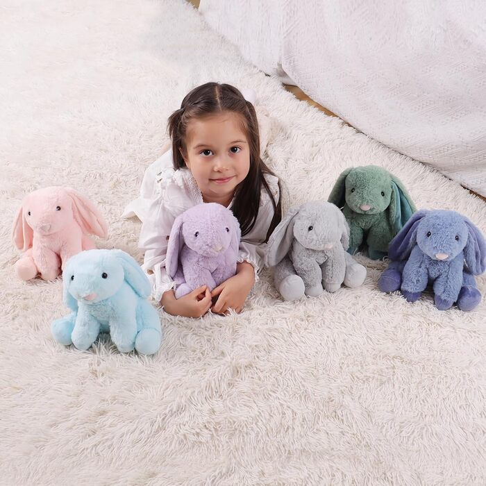 Плюшева іграшка Apricot Lamb, світло-рожевий кролик, 20 см