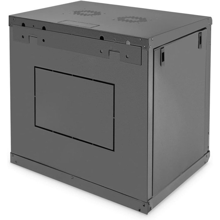 Мережева шафа DIGITUS - 19-дюймова стійка - 12U - Настінне кріплення - Глибина 450 мм - Вантажопідйомність 60 кг - Серія Dynamic Basic - Чорний - Глибина 450 мм 12U