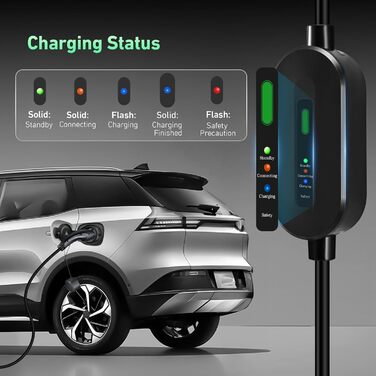 Зарядний кабель електромобіля тип 2 Schuko 16A, зарядний кабель тип 2 Schuko 3.68kw, зарядний кабель E car, зарядний кабель тип 2