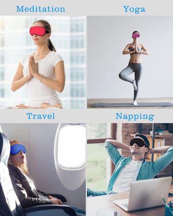 Шовкова маска для сну Barlixy для жінок, пов'язка на очі, покривало для очей, тіні для повік, маска для очей, 4 пачки, шовк, надзв