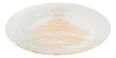 Тарілка Viva NY Tree Gold, 25 см (7109508)