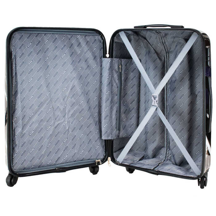 Валіза Semi Line 28' (L) Black Marble (T5730-3)