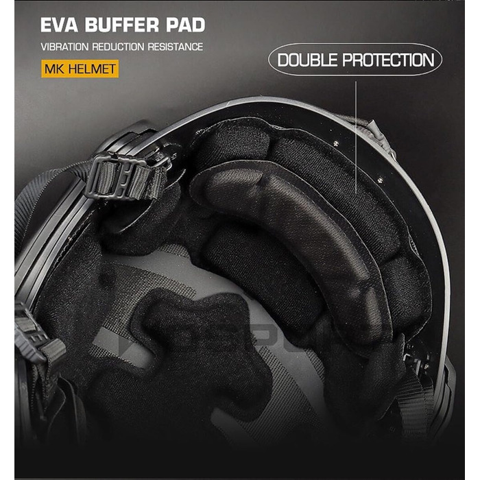 Тактичний шолом у стилі MK, військовий шолом для походів, захисний шолом, м&39який бойовий шолом для страйкболу CS, захисне обладнання CP