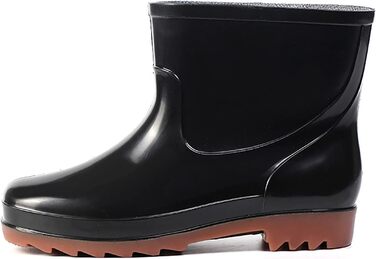 Чоловічі чорні водонепроникні гумові чоботи для саду, чоловіче дощове взуття, гумові черевики, чоловіче взуття 13 (коричневий, 40)