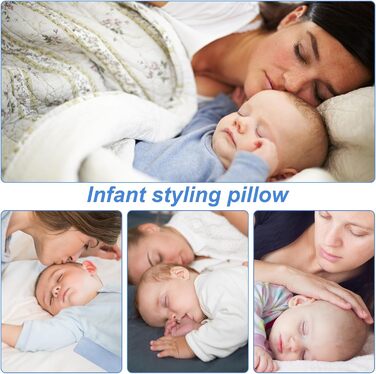 Позиціонуюча подушка, клиноподібна подушка 43x10x10 см, регульована, подушка з боковою підтримкою, знімна позиціонуюча подушка, ватний диск зі спинкою, подушка для сну на боці з антискочуванням, синя