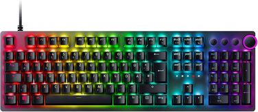 Аналоговий перемикач) - оптична ігрова клавіатура практично без затримок (аналогові оптико-механічні перемикачі, ковпачки клавіш D