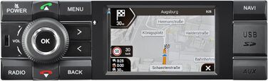 Автомобільна радіостанція Kienzle MCR 1031 NAV Цифрове радіо DAB Bluetooth USB AUX 1-DIN Навігація MP3 WMA