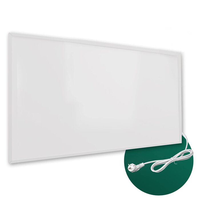 Інфрачервоний обігрівач Classic White 1200 Вт 10 років гарантії Зроблено в Німеччині Подвійний захист від перегріву 1200 Вт без термостата