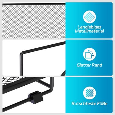 Органайзер для столу та аксесуари, 5-рівневий багатофункціональний тримач для ручок з шухлядою та відділеннями для зберігання, для офісу, школи, дому