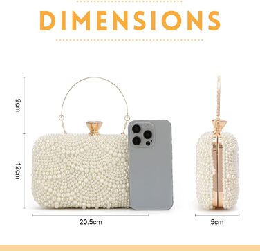 Жіноче перлове клатч-схвачення, елегантні весільні сумочки, вечірня сумочка, сумочка для нареченої, сумка на ланцюжку для вечірки та випускного, біла