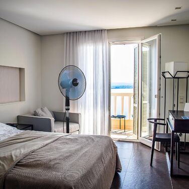 П'єдестальний вентилятор 40 см - Лауреат премії 2024 року - Висота вентилятора регулюється до 122 см - мобільний вентилятор, висок