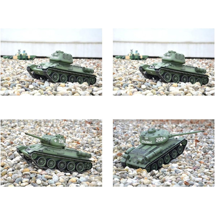 Радіокерований танк T-34/85 (116) Heng Long - з димом, звуком, сталевими шестернями та 2.4Ghz - V7.0
