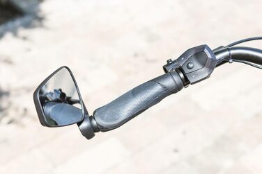 Велосипедні дзеркала ліве та праве - Велосипедні дзеркала для міста та відпочинку - Велосипедні дзеркала для електровелосипедів, складні, легкі та поворотні, чорні, ліве та праве, 2 -