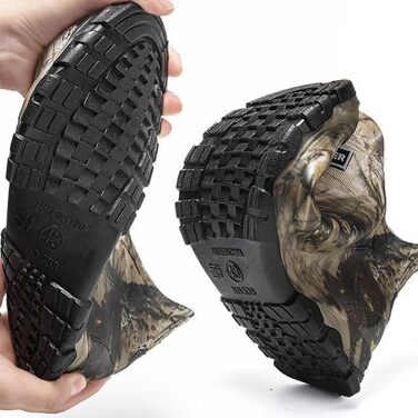 Гумові чоботи до щиколотки з підкладкою Pangolin для чоловіків та жінок, знімна флісова підкладка, камуфляжні ковзаючі гумові чоботи, короткі черевики для риболовлі та кемпінгу, сірі, EU 48