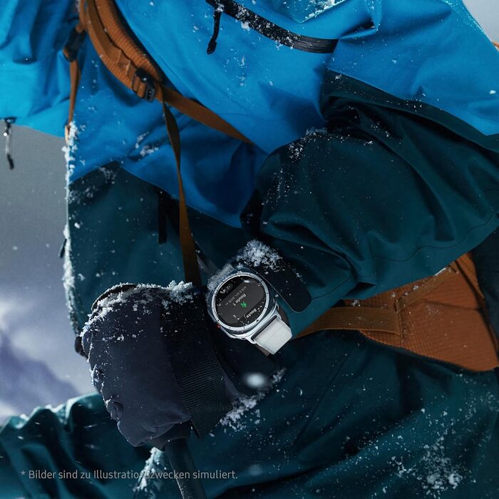 Розумний годинник Samsung Galaxy Watch Ultra, фітнес-годинник, фітнес-трекер та трекер активності, 47 мм, LTE, титаново-білий, з 36-місячною гарантією виробника S/M/L - для обхвату 130-205 мм, білий