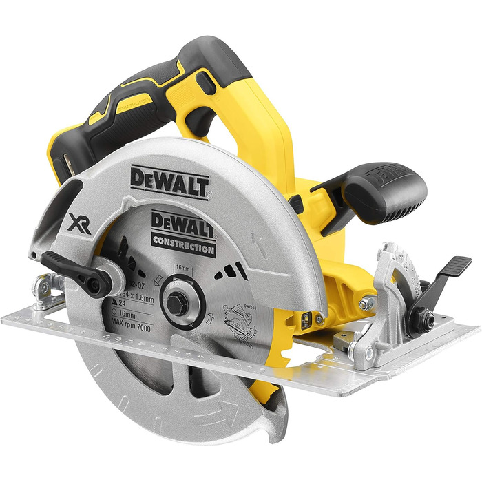 Акумуляторна портативна циркулярна пила Dewalt 18 Вольт 64 мм DCS570NT (макс. глибина різання 64 мм, ø пильного диска 184 мм, регу