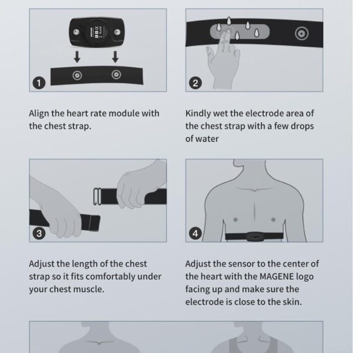 Пульсометр HS500 зі світлодіодним нагадуванням, водонепроникний IP67, сумісний з ANT для їзди на велосипеді, бігу та фітнес-тренувань, тривалий час роботи від батареї до 800 годин