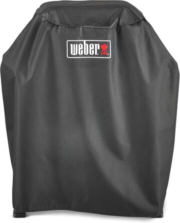 Захисний чохол Weber Premium для гриля Lumin на підставці, повітропроникний, стійкий до УФ-випромінювання та вологи, захист від вітру та негоди, з застібкою-липучкою чорний (3401289)