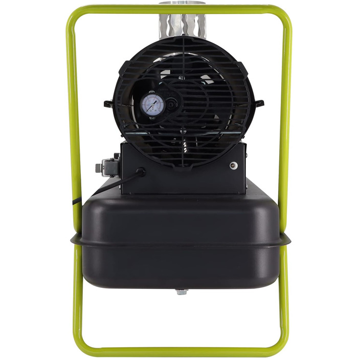 Дизельний обігрівач Tronitechnik, дизельний генератор гарячого повітря потужністю 20 кВт, будівельний обігрівач з баком на 36 л, захистом від перегріву, колесами та термостатом, 20 кВт без зовнішнього термостата