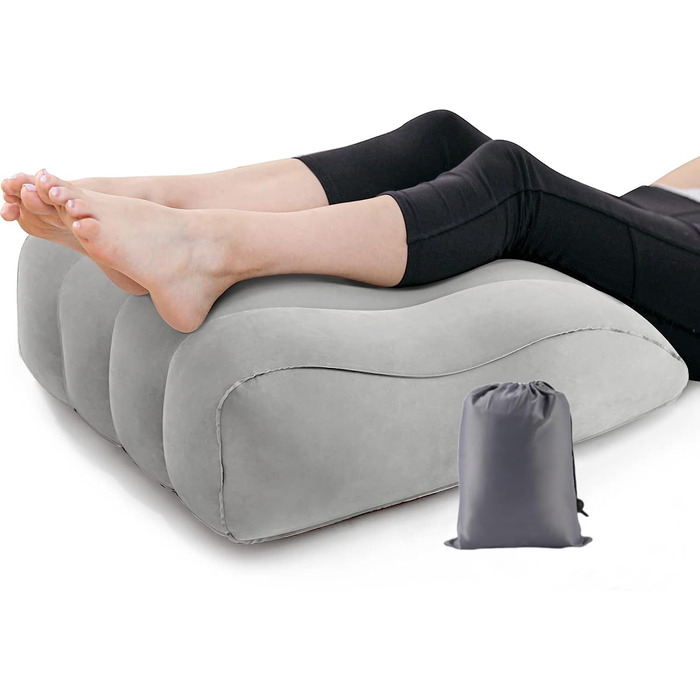 Надувні клиноподібні подушки, подушки для підняття ніг, підставки для ніг - клиноподібні опорні подушки для ніг, що покращують комфорт та сон