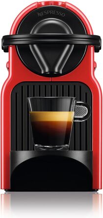 Капсульна машина Nespresso Inissia XN1005 від Krups Готовий до роботи дуже швидко Автоматичне відключення Вишня Червона Червона (Рубін)