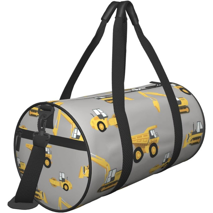 Дорожня сумка-циліндр з квітковим принтом, спортивна сумка для чоловіків та жінок, сумка-мішок, спортивна дорожня сумка