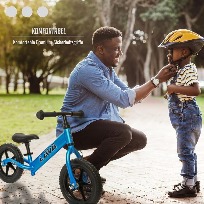 Велосипед-балансир LAVA SPORT - надлегкий дитячий велосипед від 2 років, ходунки для хлопчиків і дівчаток, 12-дюймові колеса, регу