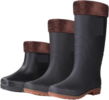 Чоловічі гумові гумові чоботи з високим халявою, підходять для автомобіля, нековзні, водонепроникні, колір 4, розмір 40 EU