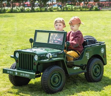 Електромобіль 24 В, 3-місний, з пультом дистанційного керування 2,4 ГГц, 4 x мотор 24 В, 200 Вт, дитячий автомобіль - електромобіл