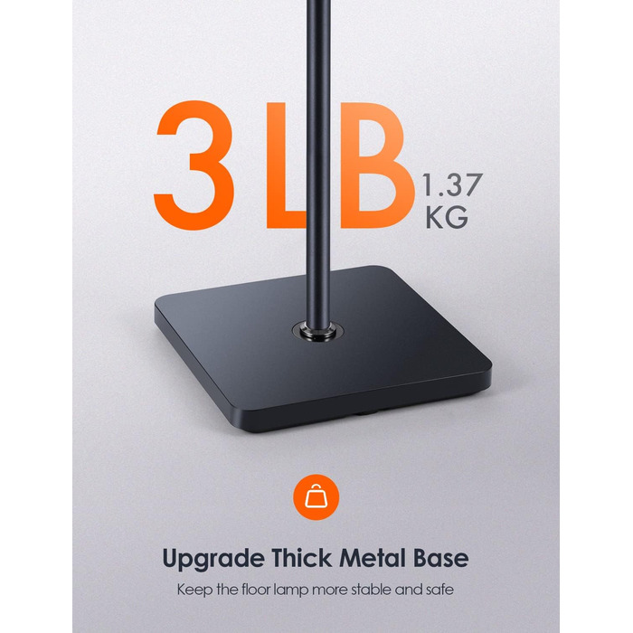 Світлодіодний торшер ALongDeng, яскраві торшери для вітальні, підлоговий світильник для читання з регулюванням яскравості, гнучка