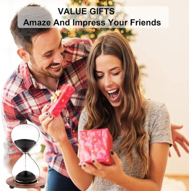 Пісочний годинник SuLiao для Uten, Поворотний на 720, Старовинний білий пісочний годинник, Вінтажний пісочний годинник 1 Hora Reloj de Arena, Великий метал, Пісочний годинник, Офіс, Письмовий стіл, Дім, Весільне оформлення (Магнітний пісок, 2 хв)