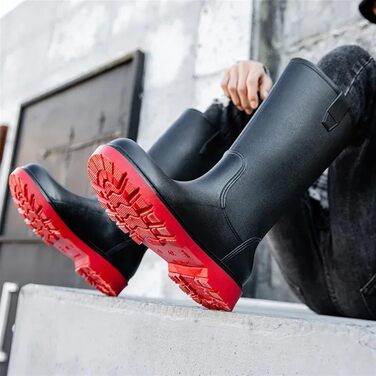 Чоловічі гумові чоботи, черевики для активного відпочинку, зручні, зносостійкі, водонепроникні, колір 3, розмір ЄС 44