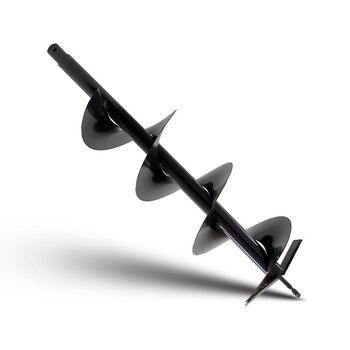 Бур 200 мм - Замінний бур для земляного бура, бура для стовпів, бура для копання ям, земляного бура