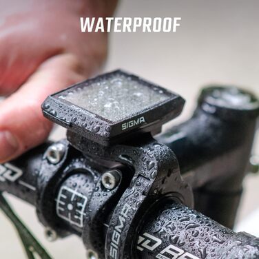 Велокомп'ютер SIGMA BC 14.0 WR, 1.22 дюйма, Дротовий/Барометричний, Пластик, Чорний