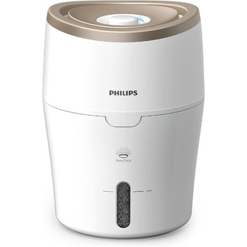 Зволожувач Philips Series 2000 - для приміщень до 38 м, технологія NanoCloud, 2 налаштування швидкості, 2-літровий бак (HU4811/10)