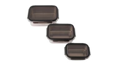 Набір харчових контейнерів із нержавіючої сталі Outwell Camper Food Box Set 3 шт (651210)