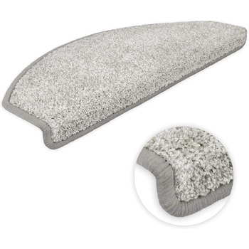 Килимки Kettelservice-Metzker Steps Ventura напівкруглі одинарні та SparSet світло-сірі 15 шт.