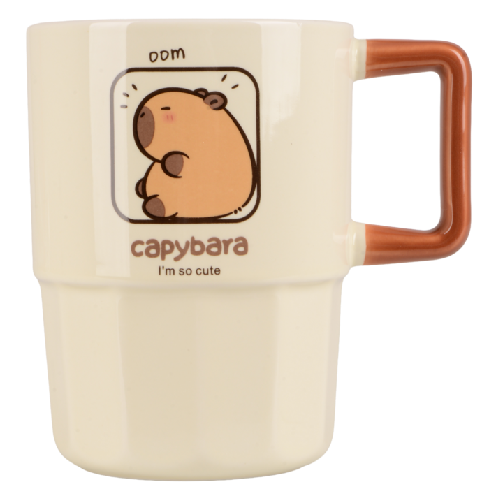 Чашка 400 мл Capybara Time LED