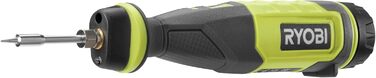 Акумуляторний паяльник RYOBI 4 В USB-LITHIUM RSI4-120G, вкл. 1 x 4 В 2,0 Ач акумулятор та зарядний кабель USB-C