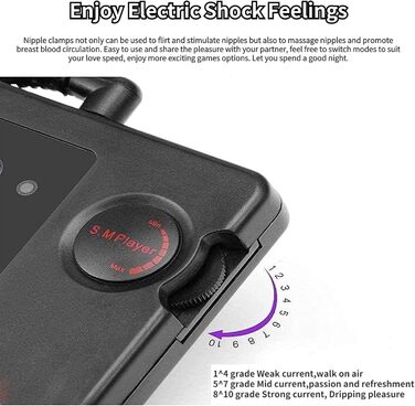 Електрошок кліпси JCBDTXTY, стимуляція сосків та клітора, BDSM-набір