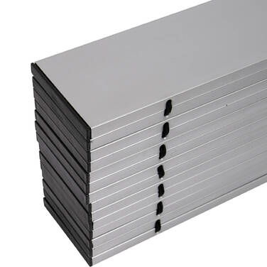 Стіл Bo-Camp Lamel 121x80 cm Aluminium (1404438)