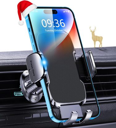 Автомобільний тримач для мобільного телефону Glangeh, автомобільна вентиляція, 2024 Upgrade Hook Clip Автомобільний тримач для моб