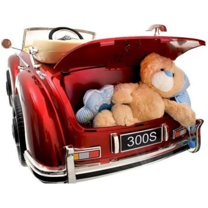 Дитячий автомобіль дитячий електромобіль класичний автомобіль 2х35Вт двигун MP3 (червоний металік), 300S