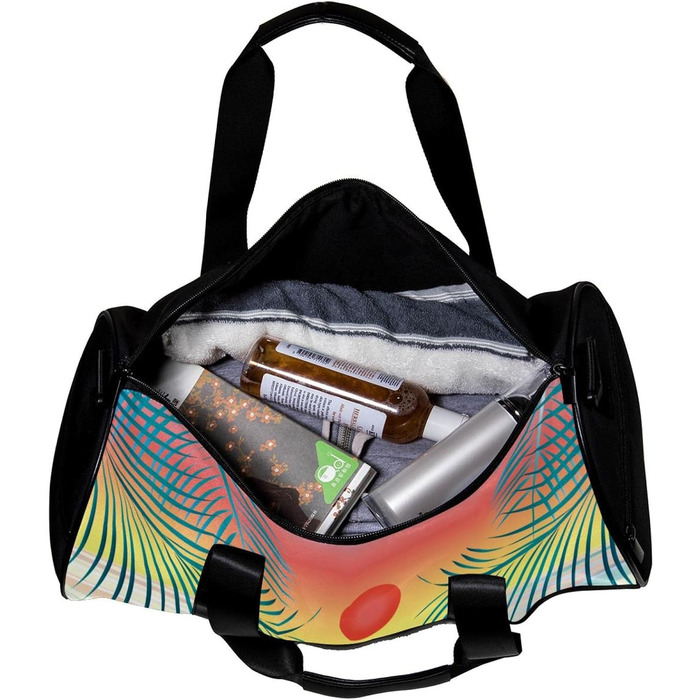 Спортивна сумка, маленька дорожня сумка, сумка для шопінгу та йоги, з дизайном природи, моря, сонця, для фітнесу на відкритому повітрі, ручна поклажа